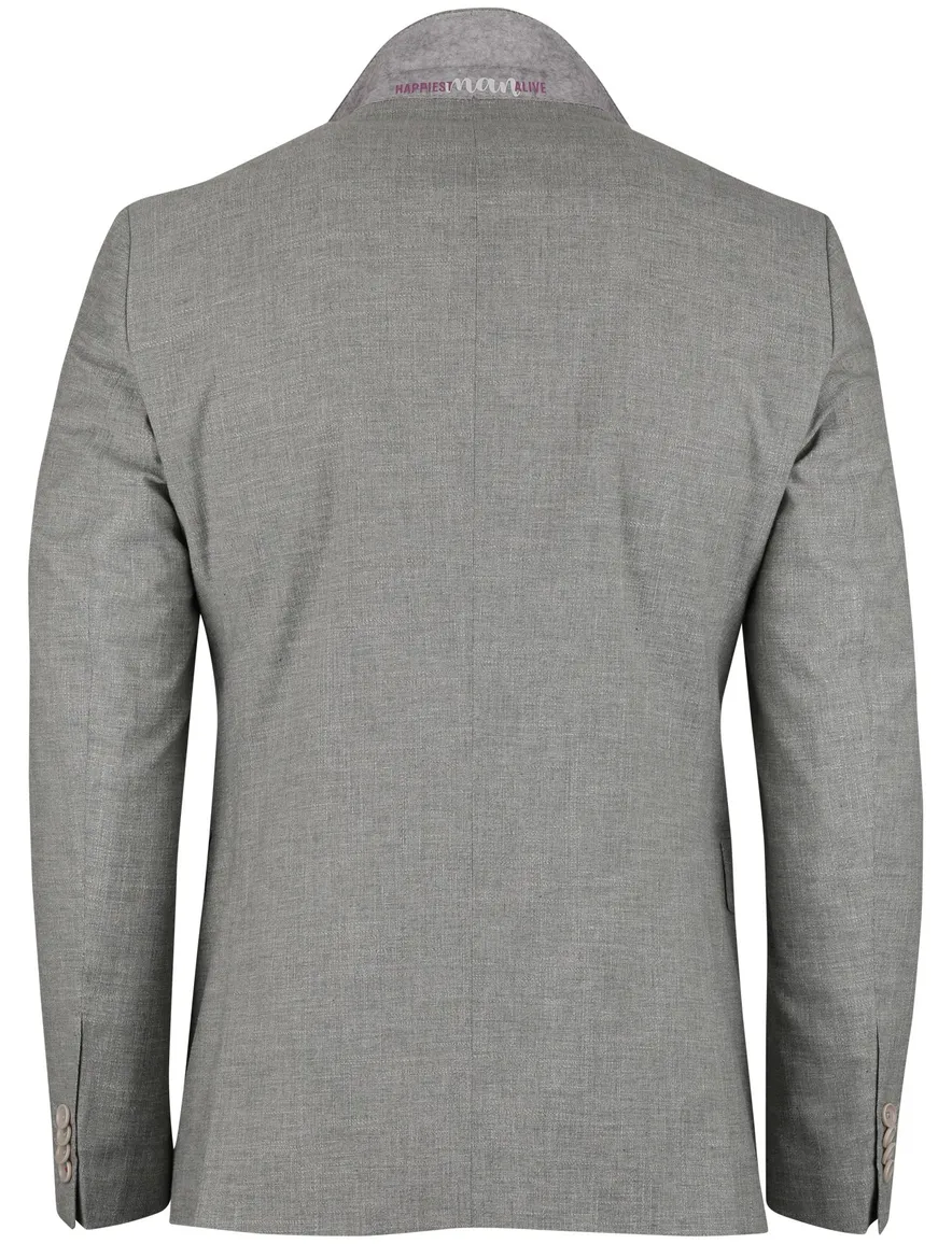 Colbert mix en match Club of Gents groen linnen slim fit