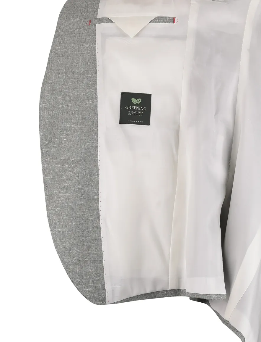 Colbert mix en match Club of Gents groen linnen slim fit