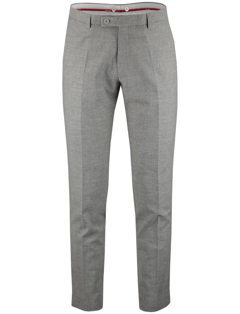 Grijs pantalon flatfront Carl Gross Club of Gents