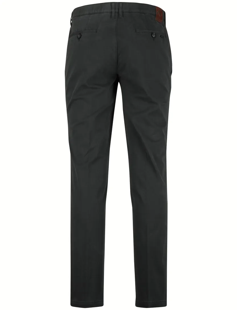 M.E.N.S broek effen groen katoen