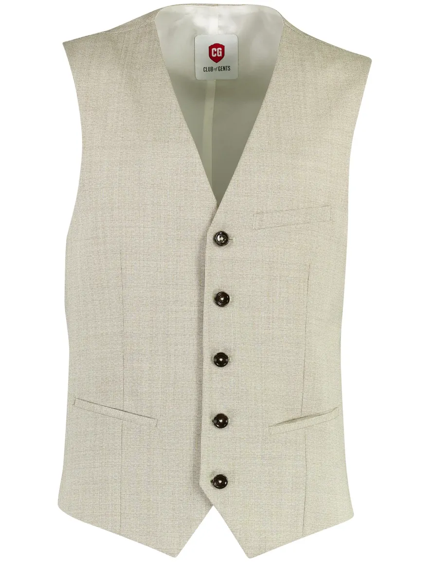 Carl Gross gilet bruin