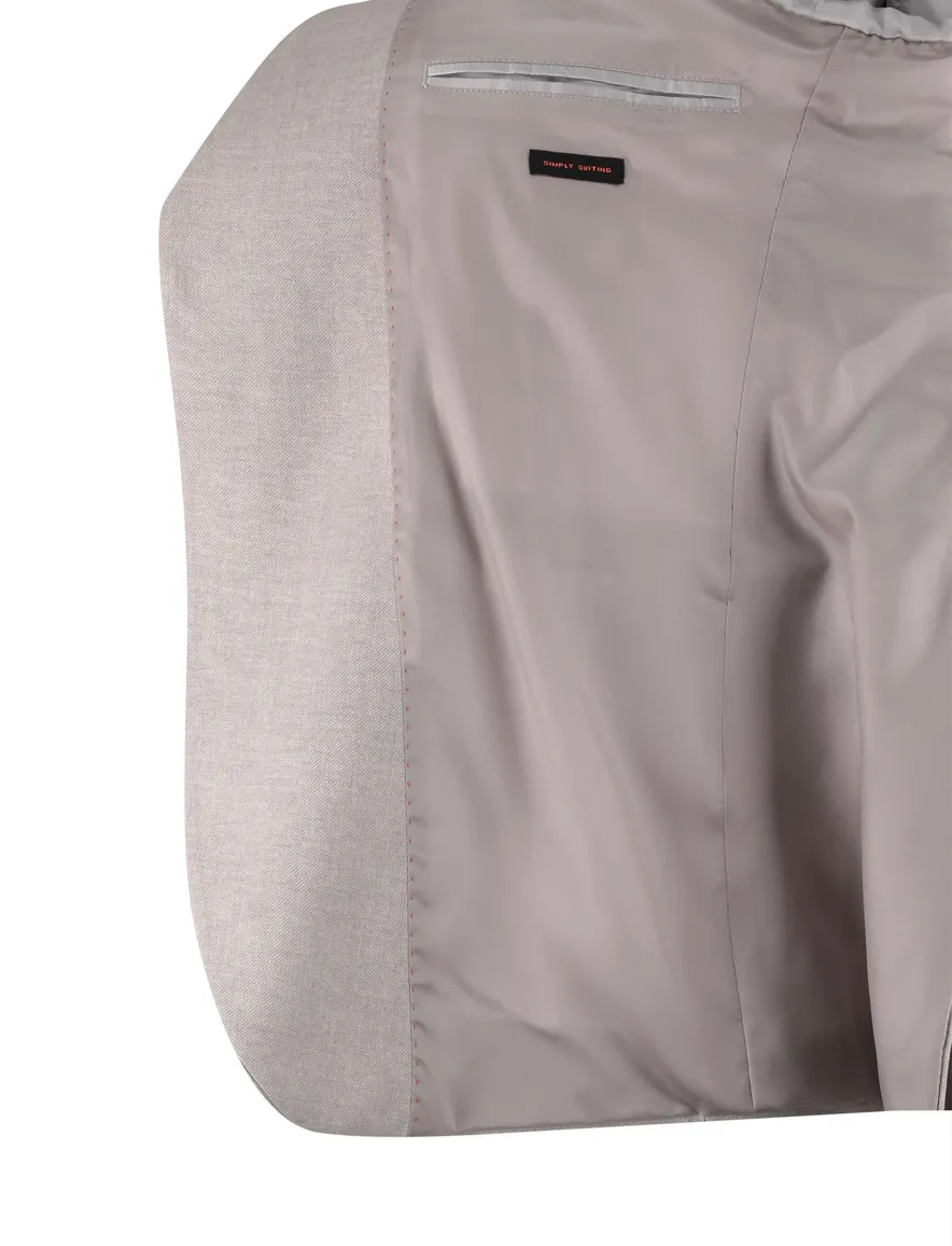 Zuitable colbert beige gemeleerd