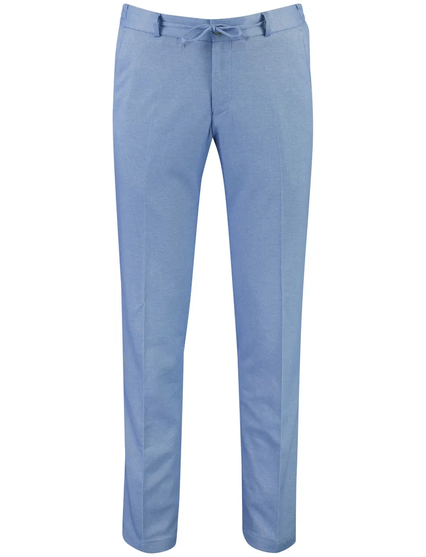 pantalon Zuitable Spartaflex lichtblauw elastische band slim fit