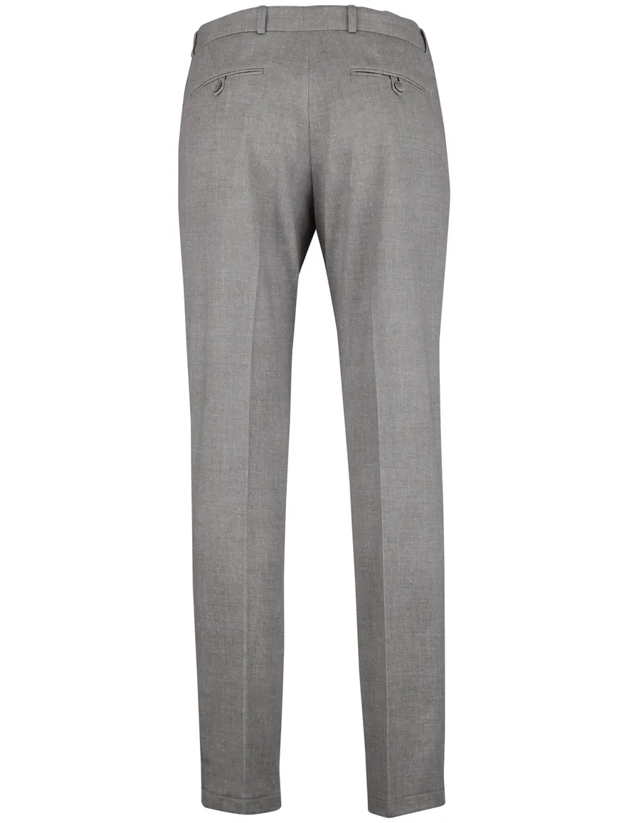 Zuitable pantalon elastische band grijs