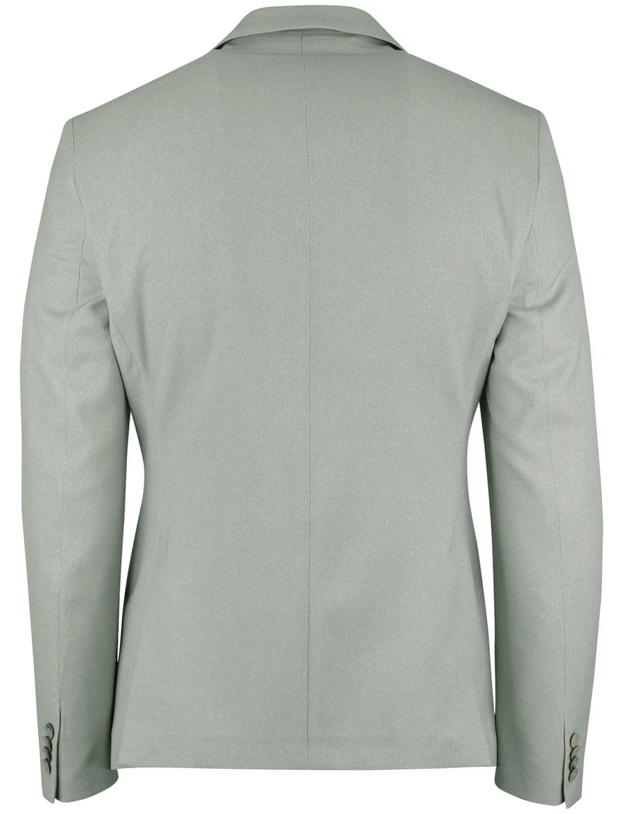 Colbert mix en match Zuitable lichtgroen slim fit