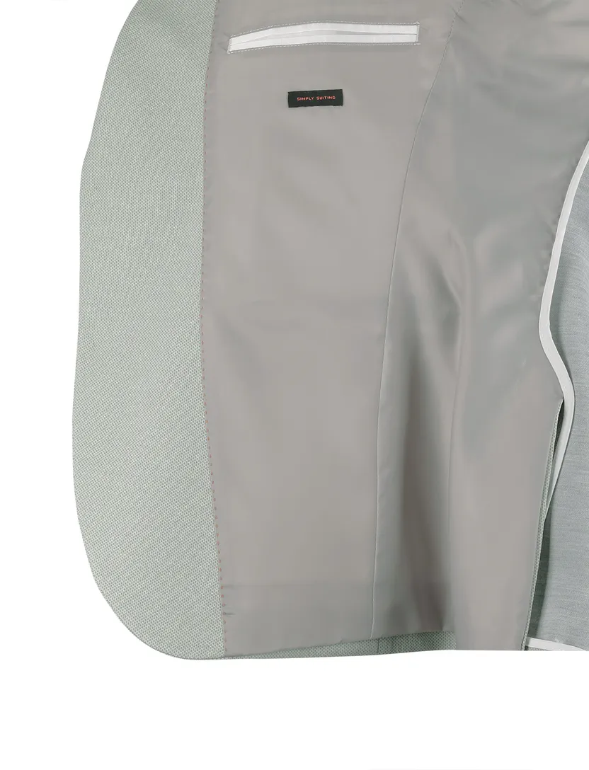 Lichtgroene colbert Zuitable mix en match slim fit