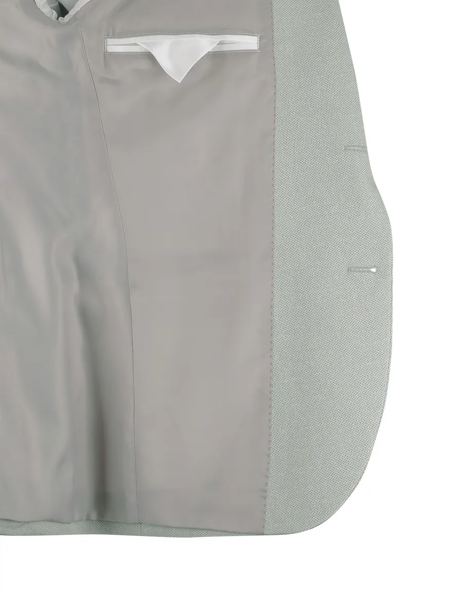 Colbert mix en match Zuitable lichtgroen slim fit