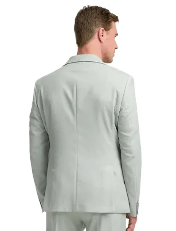 Colbert mix en match Zuitable lichtgroen slim fit