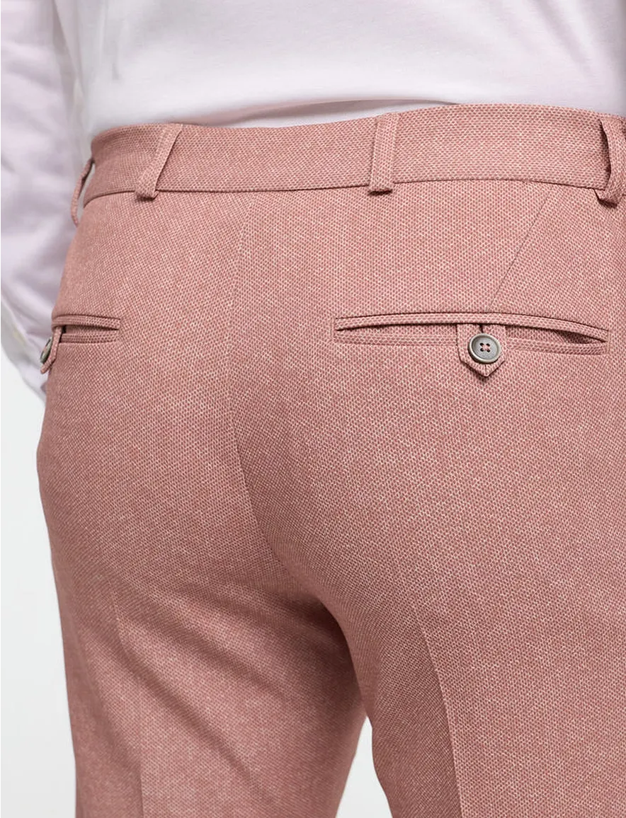 Zuitable colbert 2 knoops roze