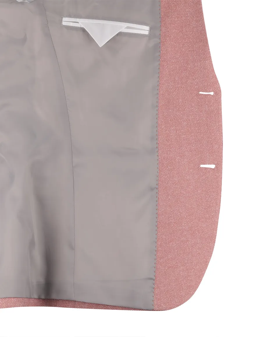 roze gemêleerd Zuitable colbert met voering 2-knoops