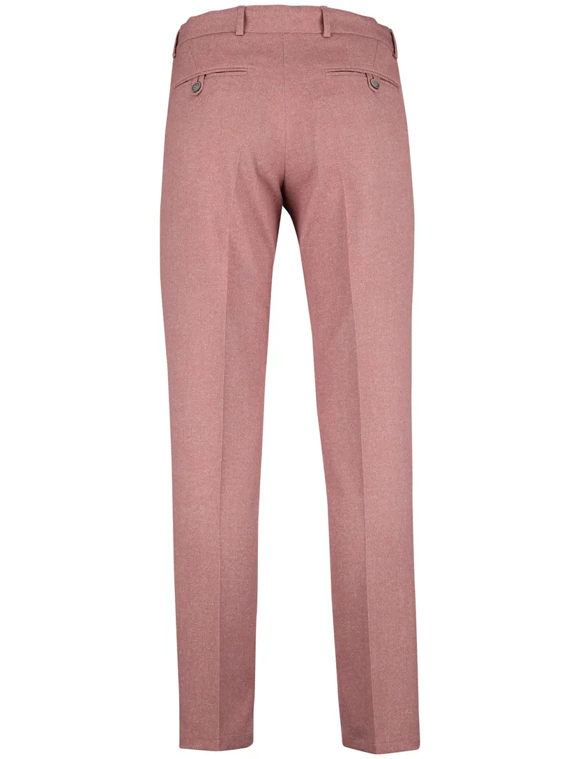 polyester chino pantalon met voering Zuitable koord roze