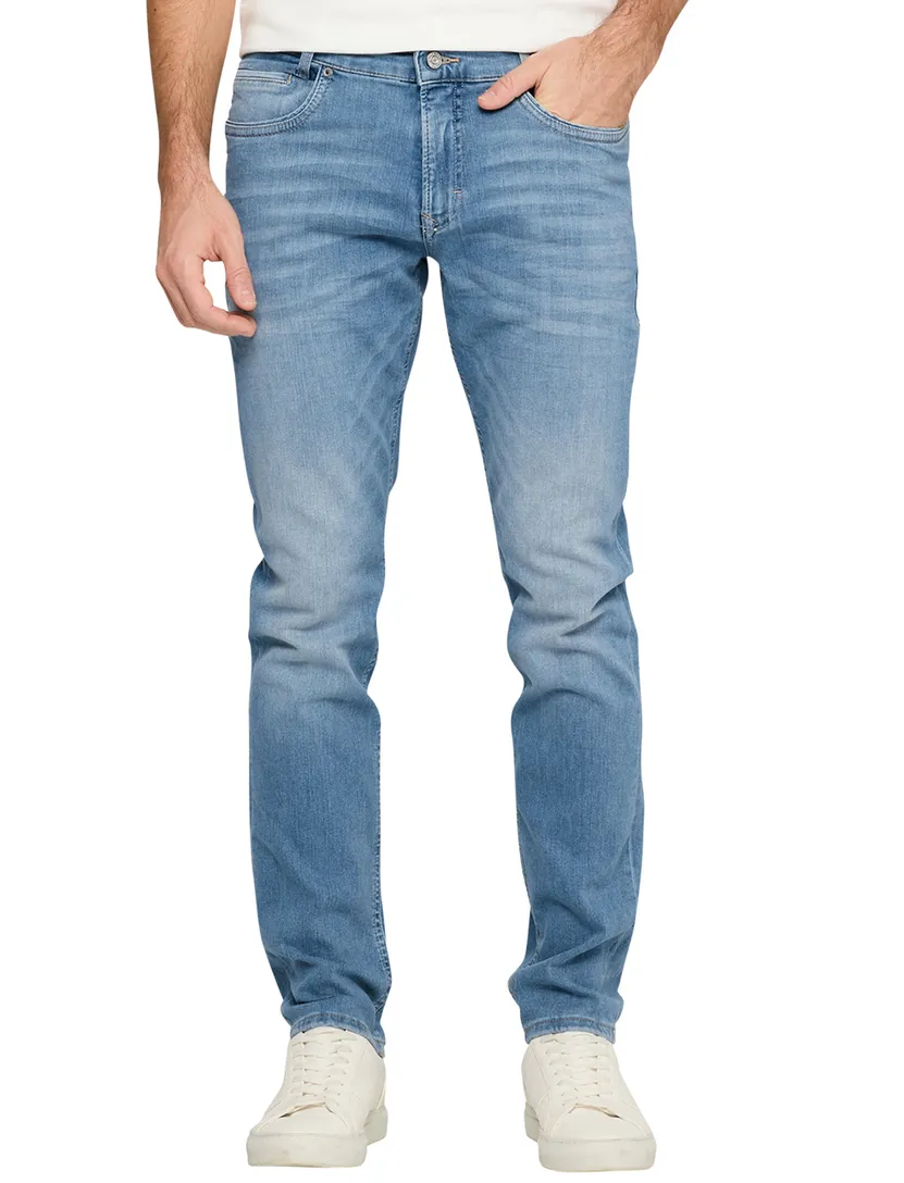 Jeans lichtblauw Mac denim 5-pocket normale fit