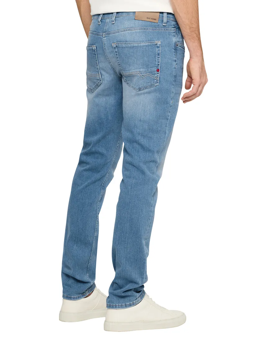 Jeans lichtblauw Mac denim 5-pocket normale fit