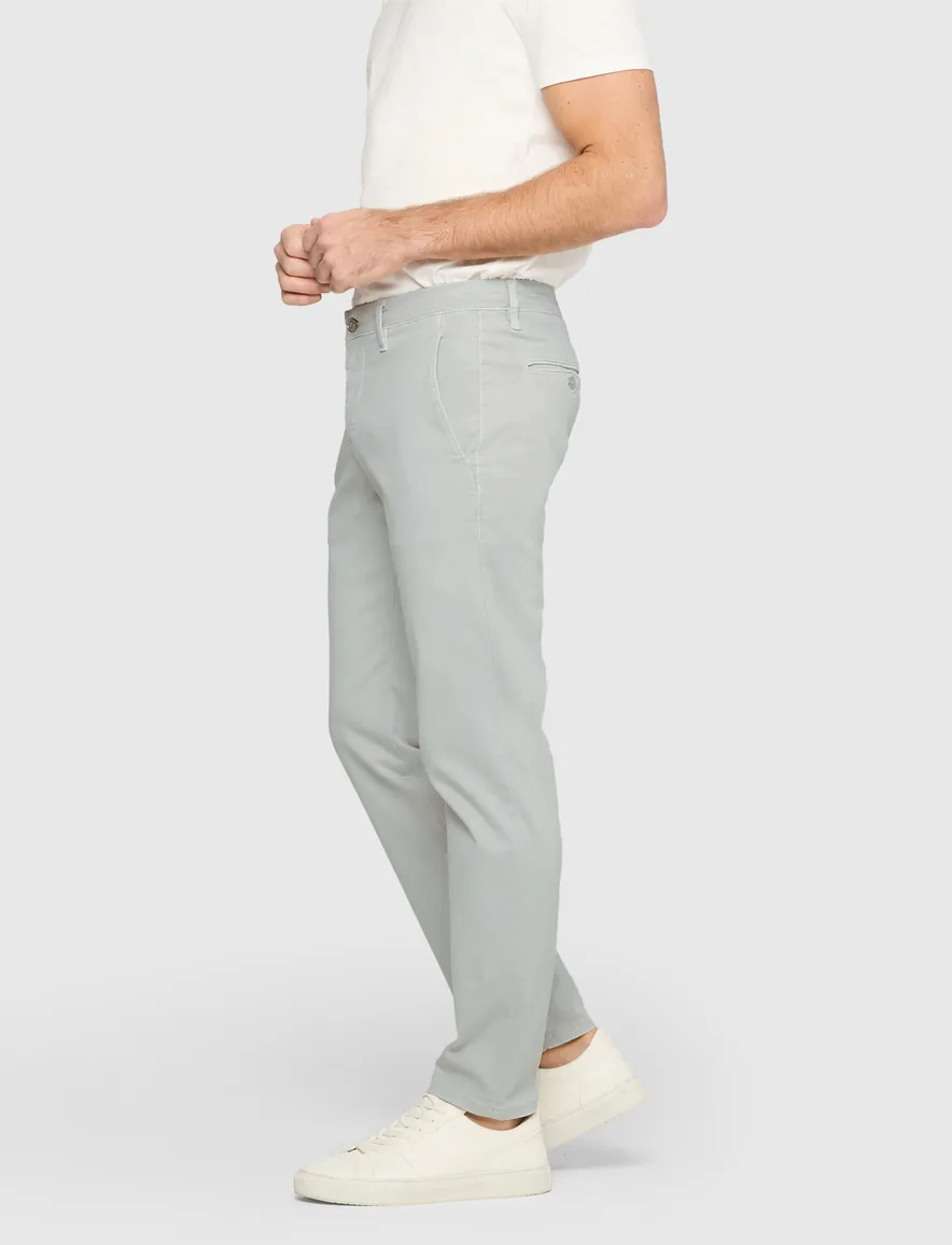 Mac jeans chino grijs effen