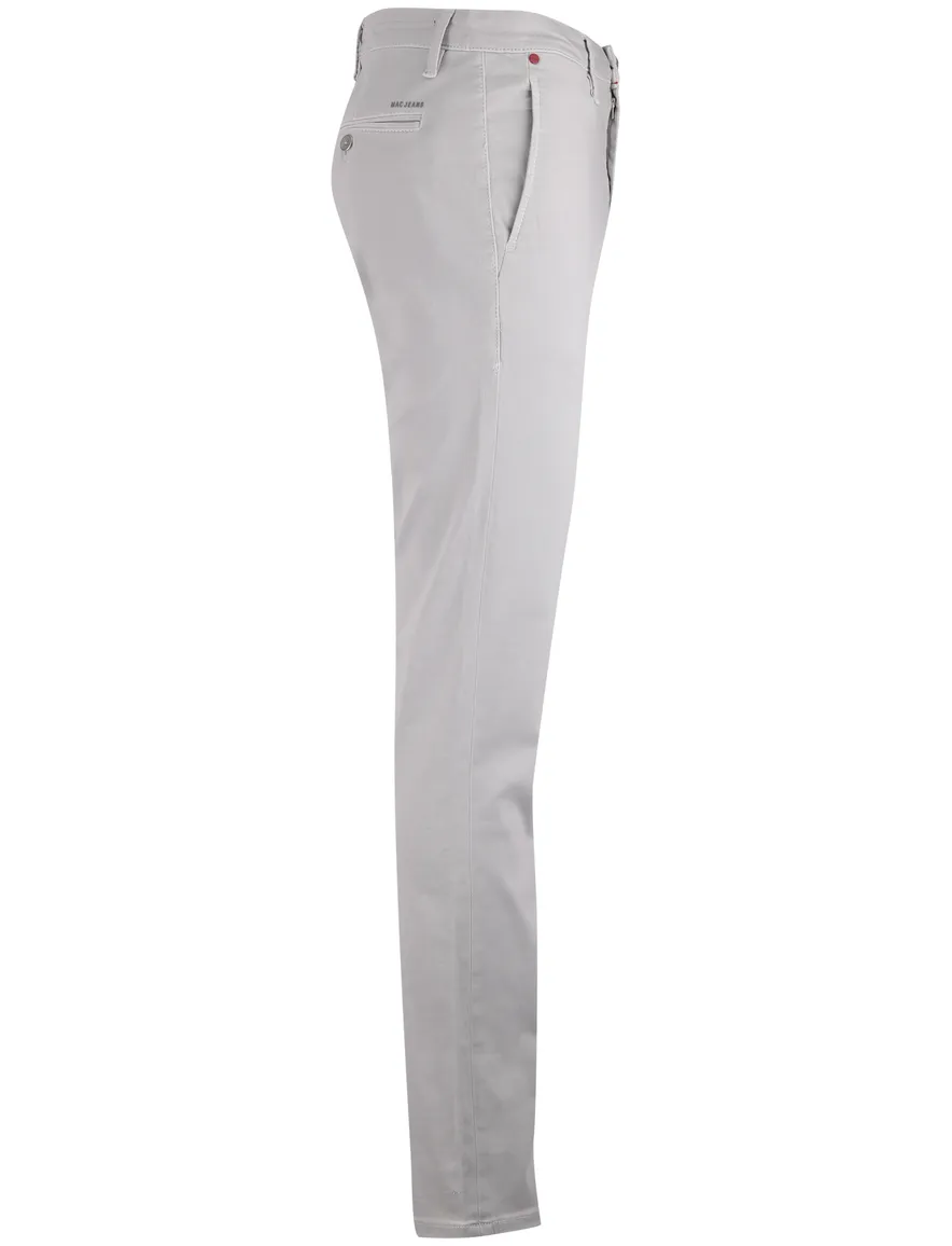 Mac jeans chino grijs effen