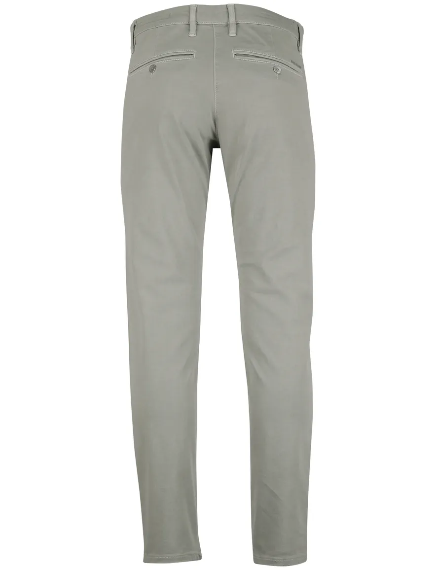 Lichtgroene pantalon chino Mac normale fit