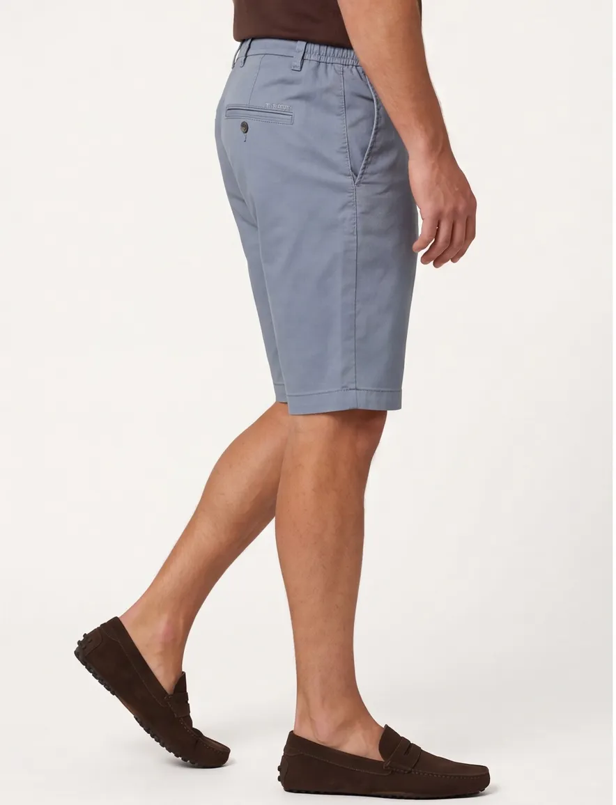 Bermuda blauw Mac Jeans Jog 'N Short katoen