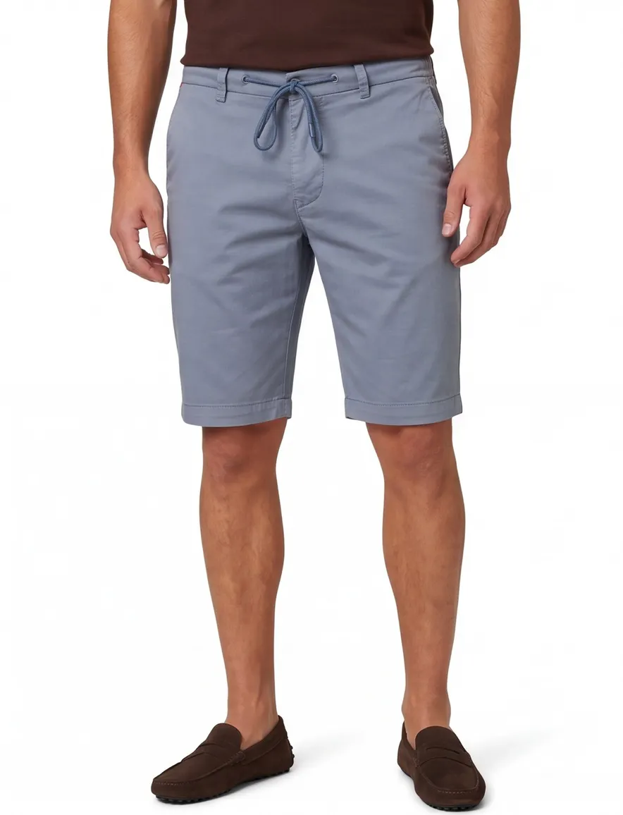 Bermuda blauw Mac Jeans Jog 'N Short katoen
