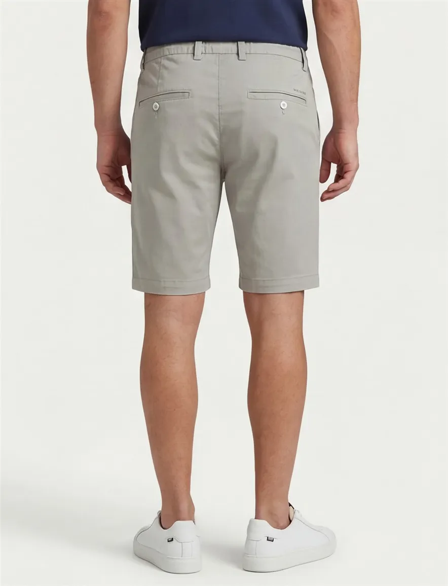 grijze bermuda Mac elastisch