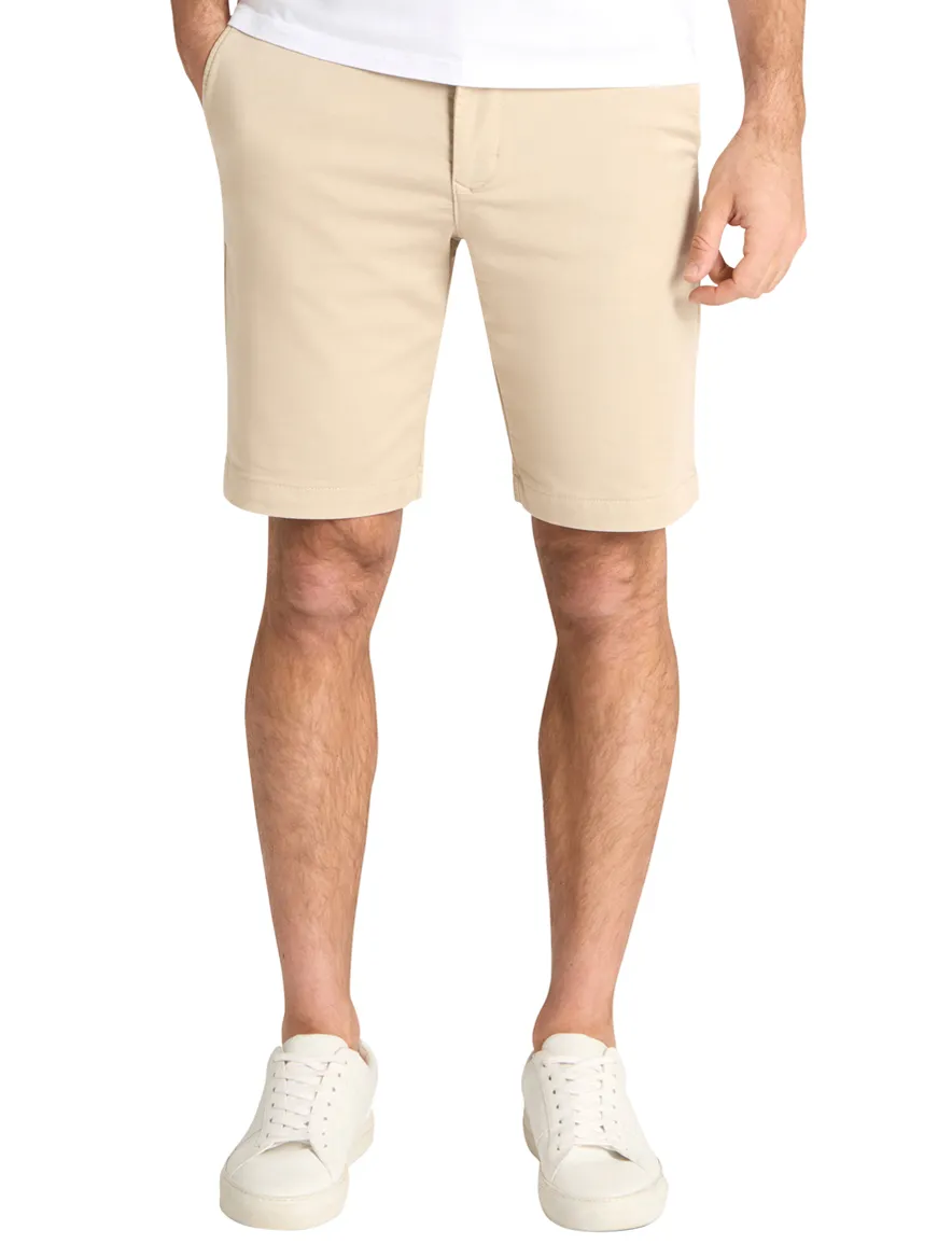 beige bermuda Mac elastische band katoen
