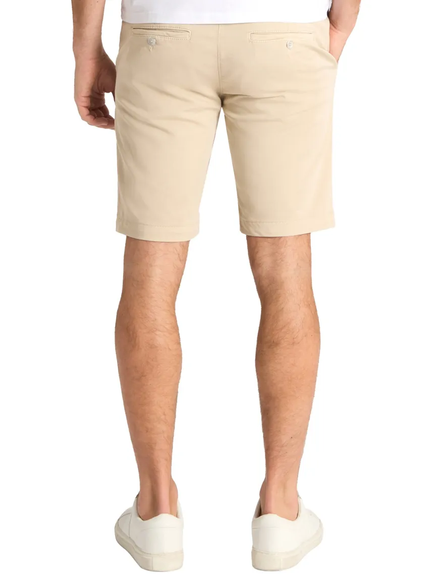 beige bermuda Mac elastische band katoen