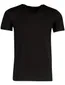 Mey basic T-shirt zwart katoen polyester elastaan