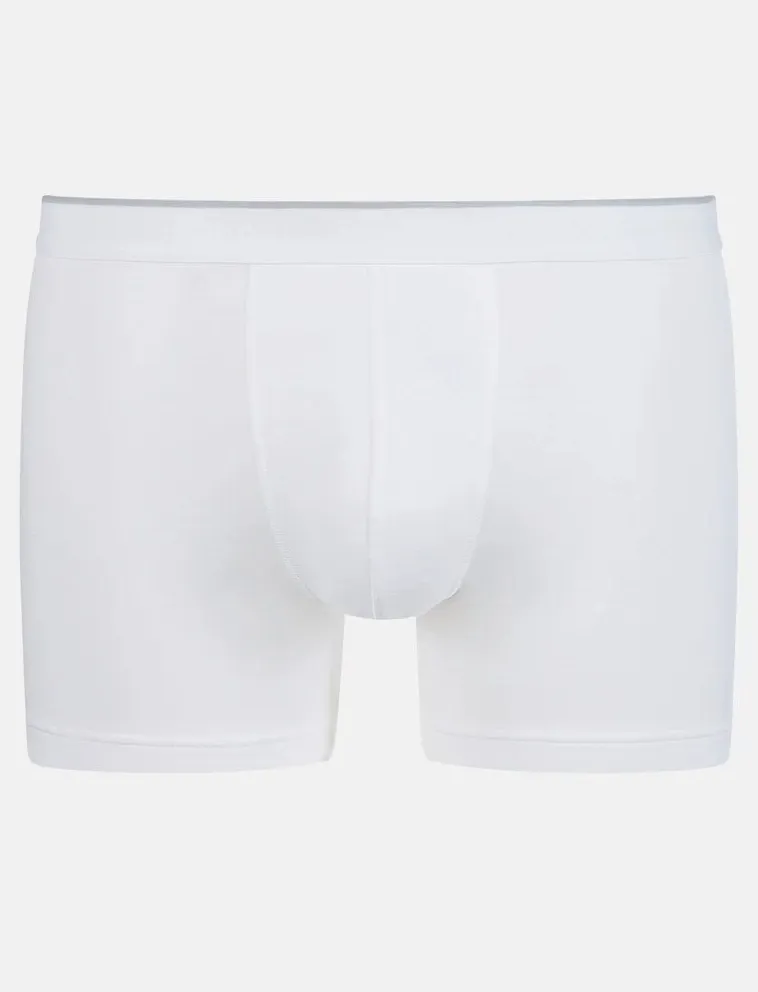 Mey Boxershort wit effen elastische band katoen