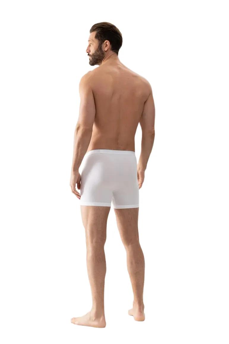 Mey Boxershort wit effen elastische band katoen