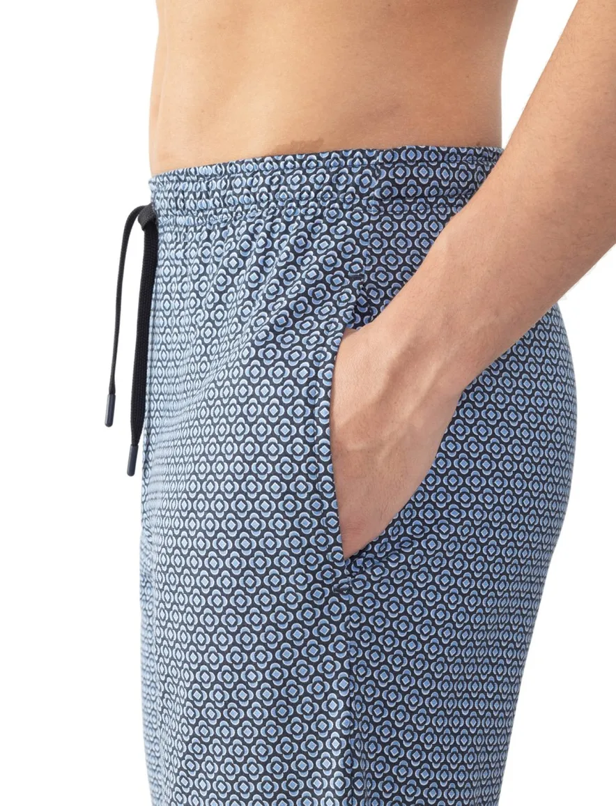 Mey Pyjamabroek blauw katoen geprint
