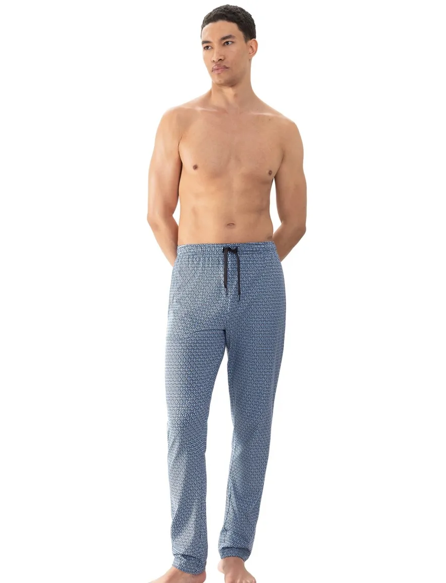 Mey Pyjamabroek blauw katoen geprint