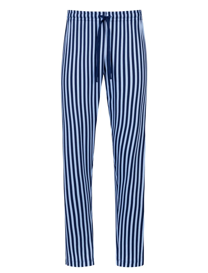 Mey Pyjamabroek blauw gestreept katoen