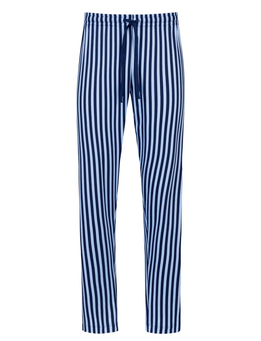 Mey Pyjamabroek blauw katoen gestreept