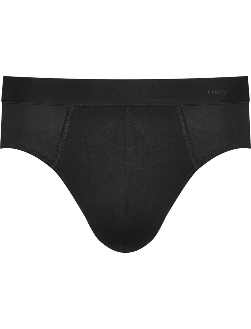 Mey slip zwart elastische band katoen effen