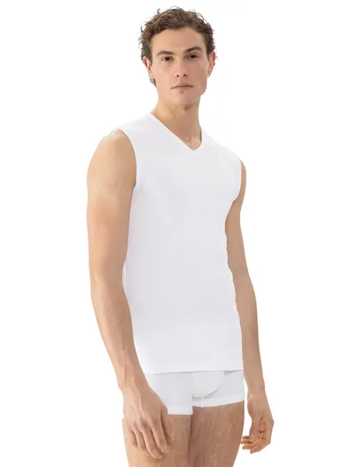 Mey Mey tanktop wit effen katoen