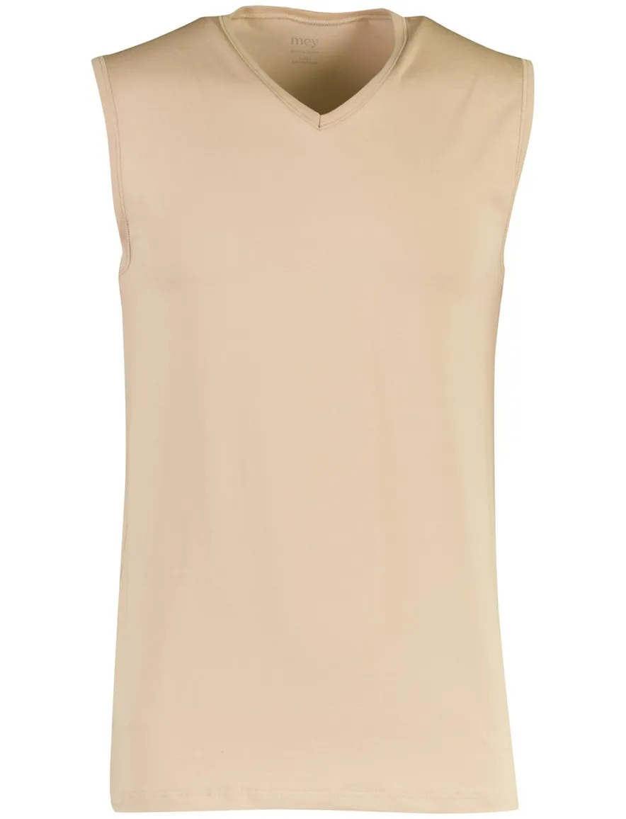 Basics Mey tanktop camel katoen stretch