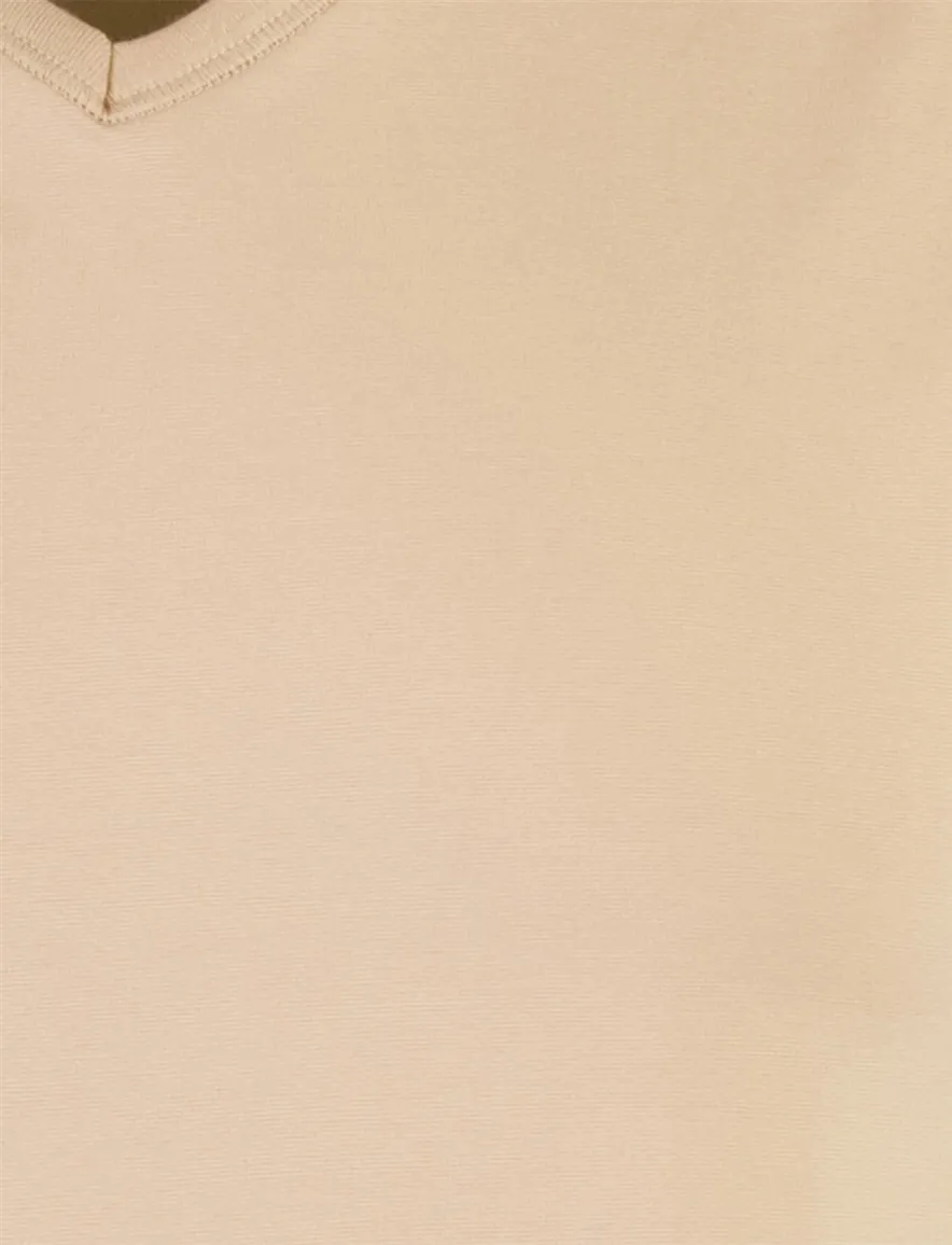 Basics Mey tanktop camel katoen stretch