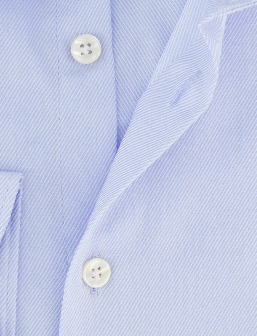John Miller overhemd lichtblauw effen slim fit