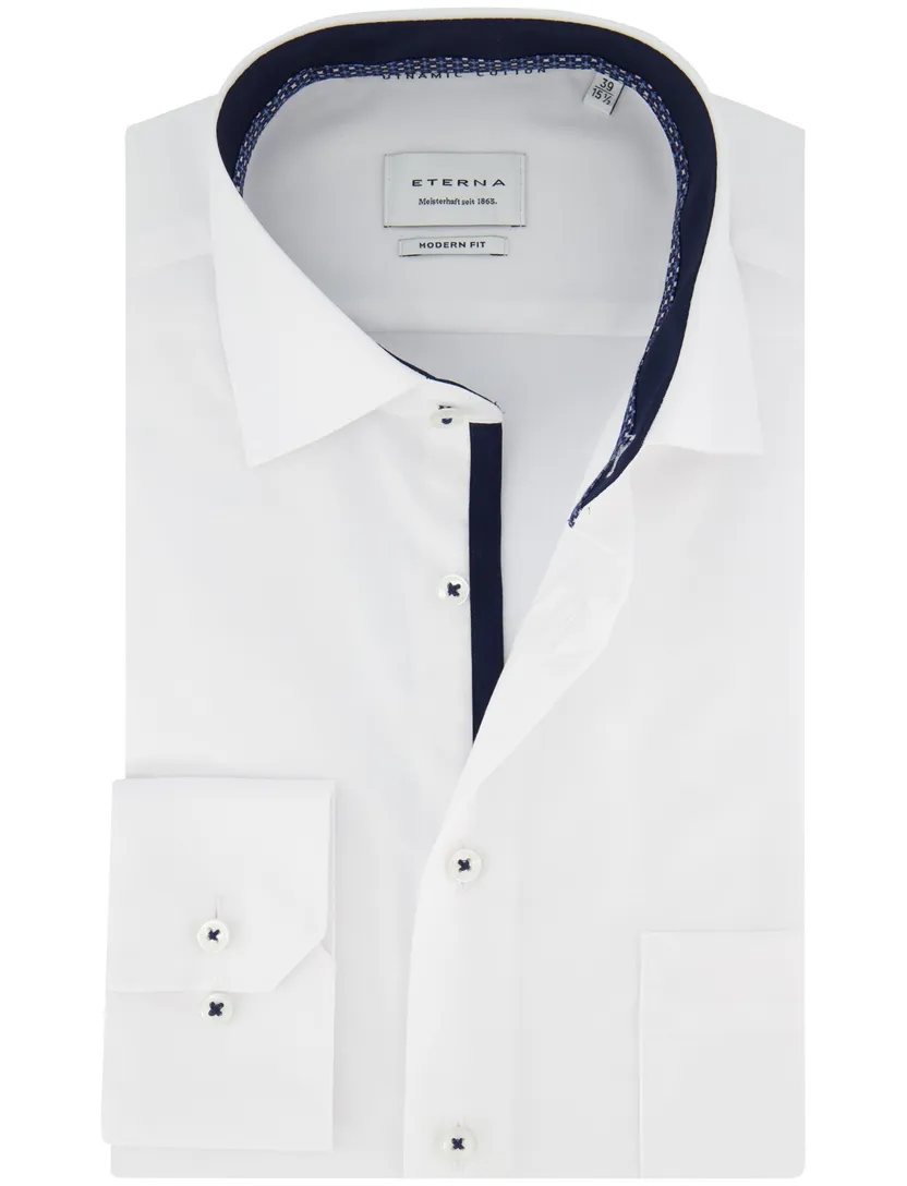 Overhemd Eterna Wit Modern Fit