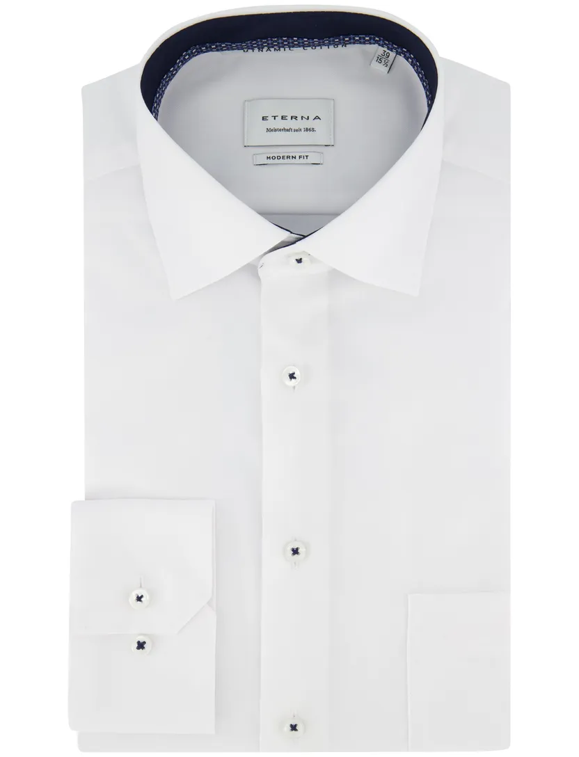 Overhemd Eterna Wit Modern Fit