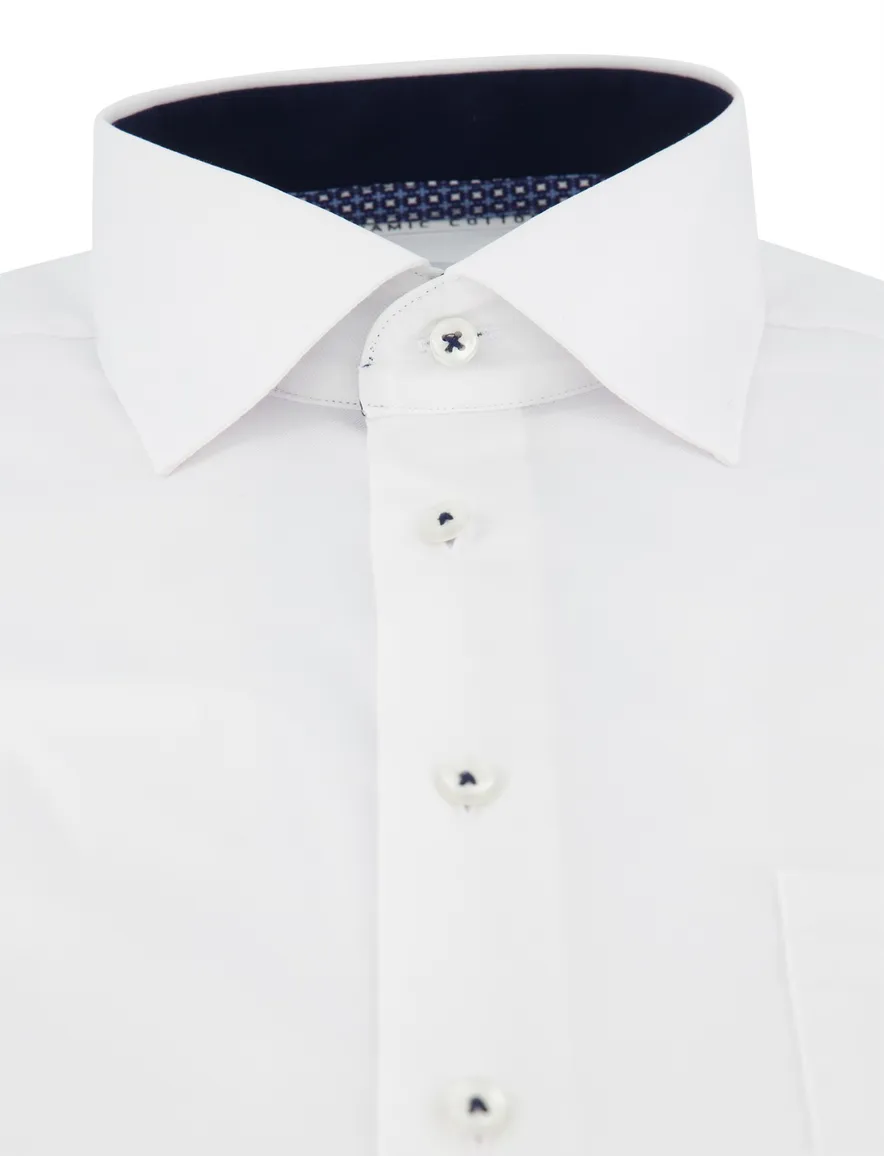 Wit Eterna overhemd Modern Fit