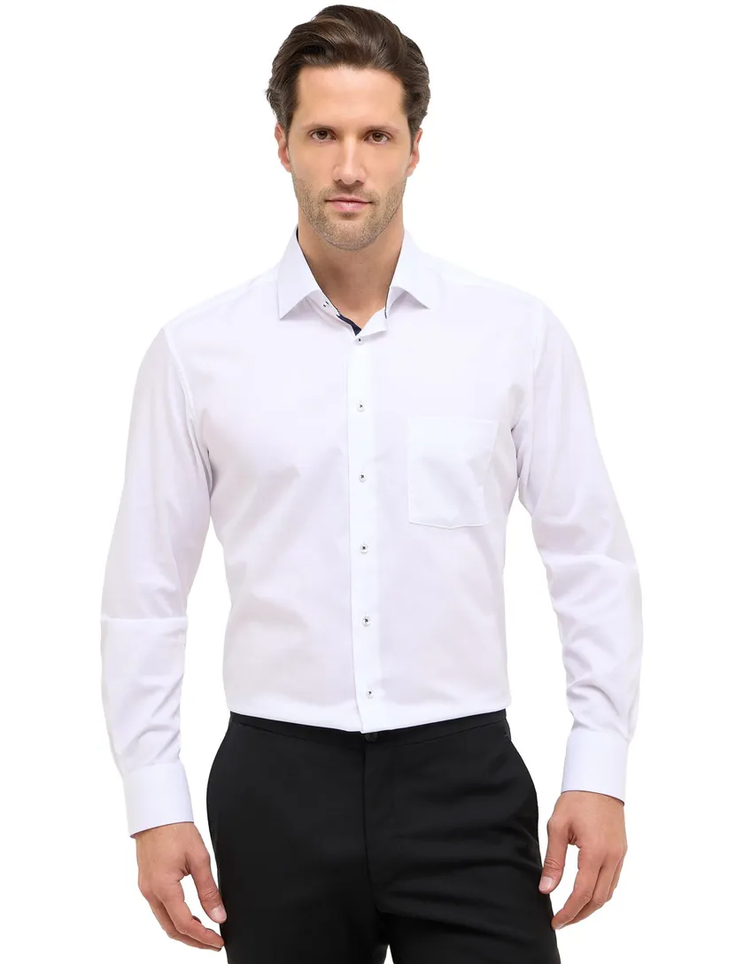 Overhemd Eterna Wit Modern Fit