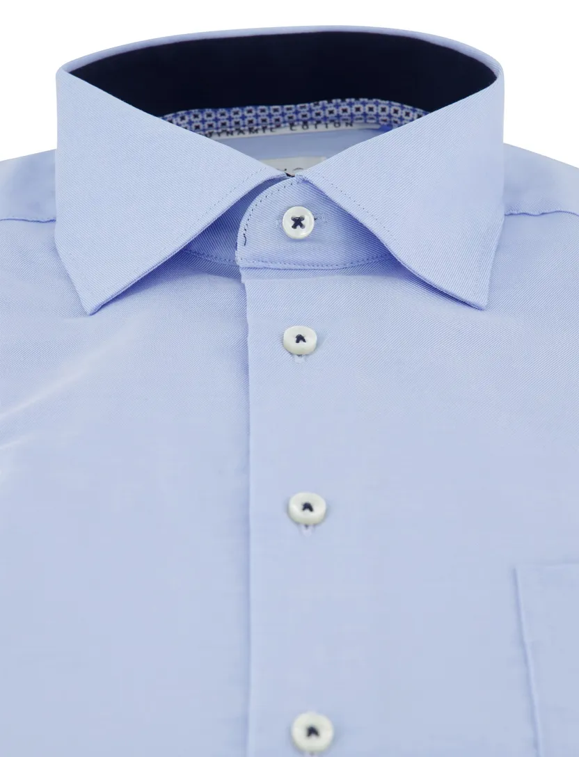 Overhemd Eterna Modern Fit lichtblauw
