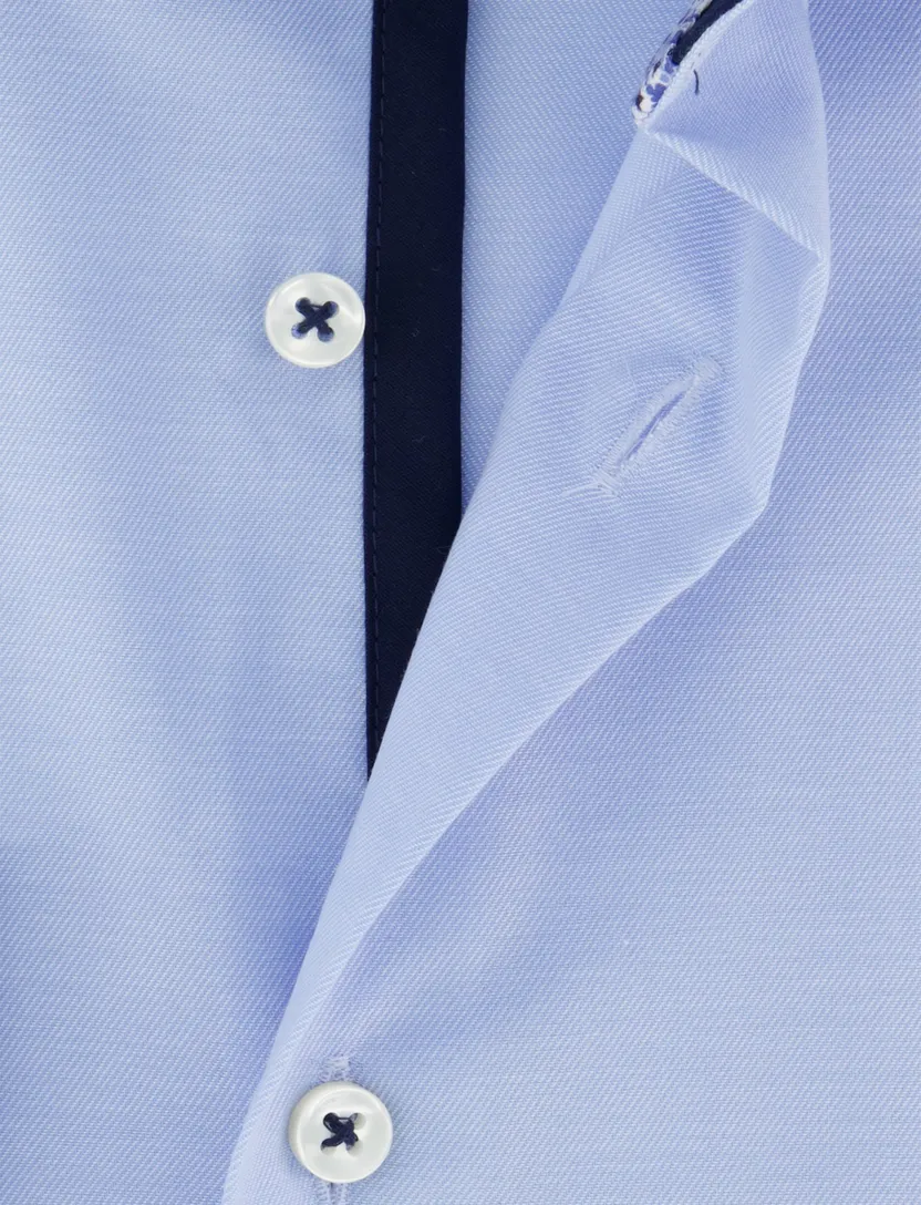 Overhemd Eterna Modern Fit lichtblauw