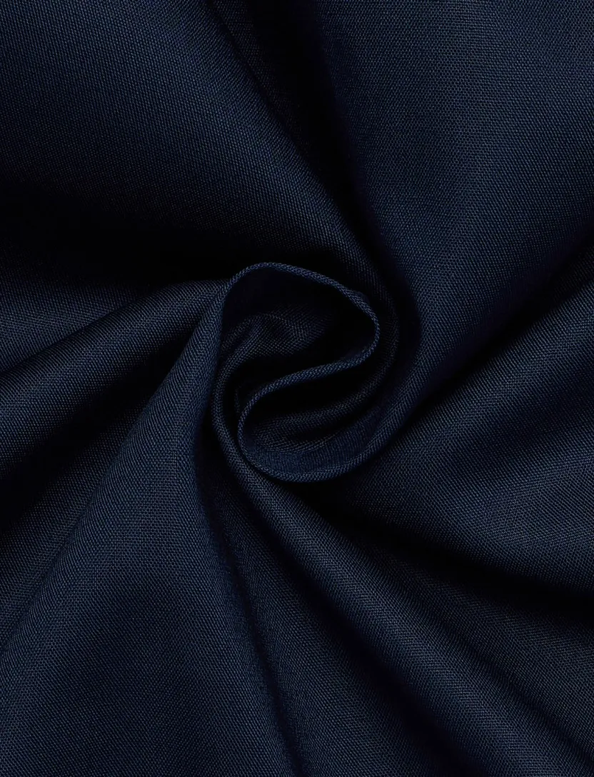 Overhemd donkerblauw Eterna Comfort Fit klassiek katoen