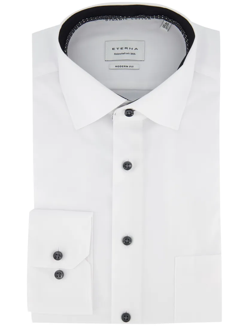 Overhemd Eterna Modern Fit wit