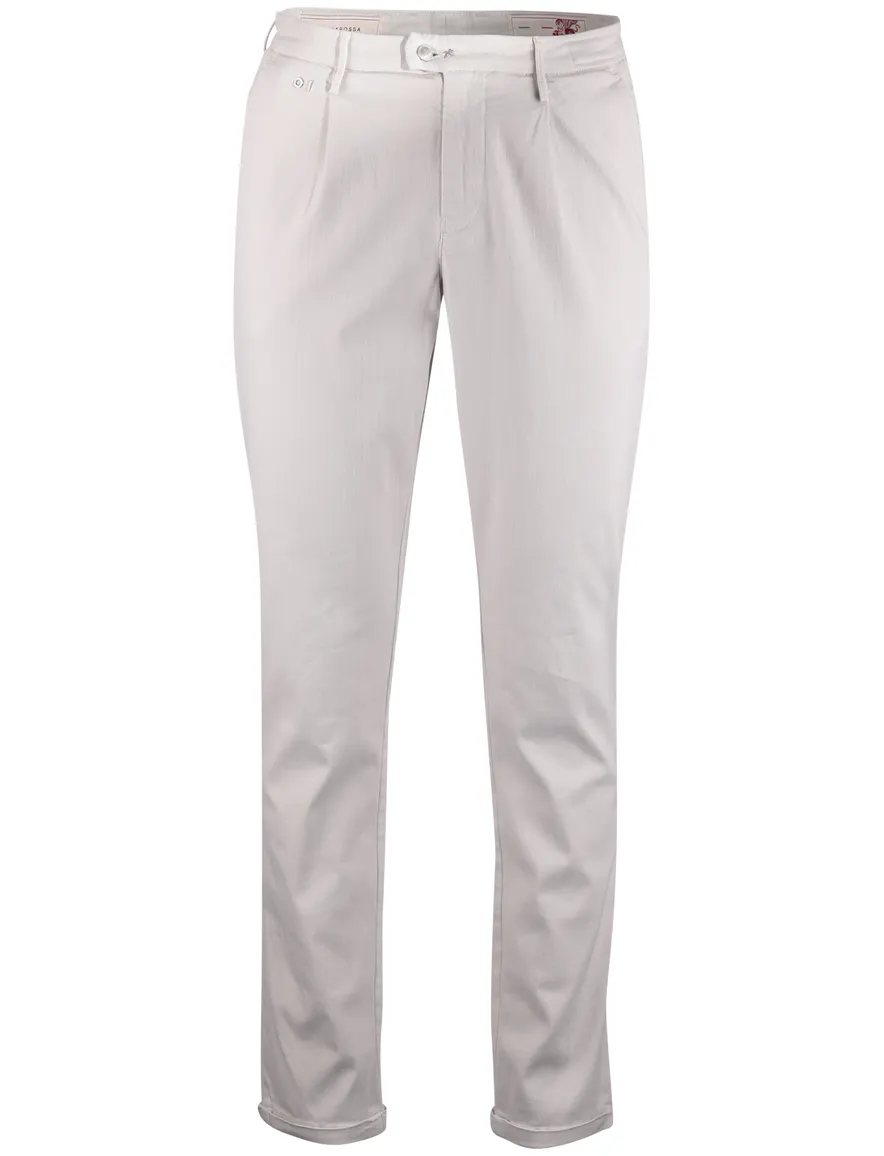 Tramarossa chino ecru flatfront