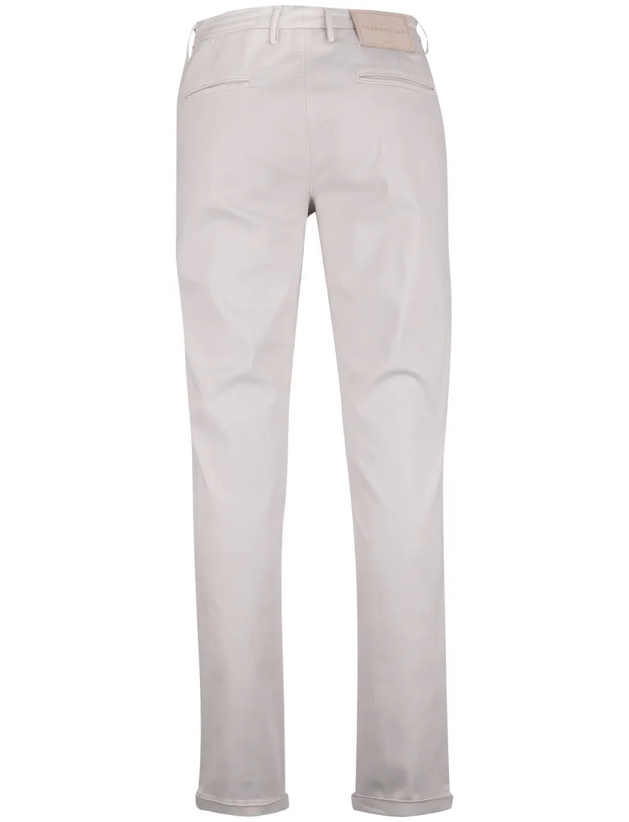 Tramarossa chino ecru flatfront