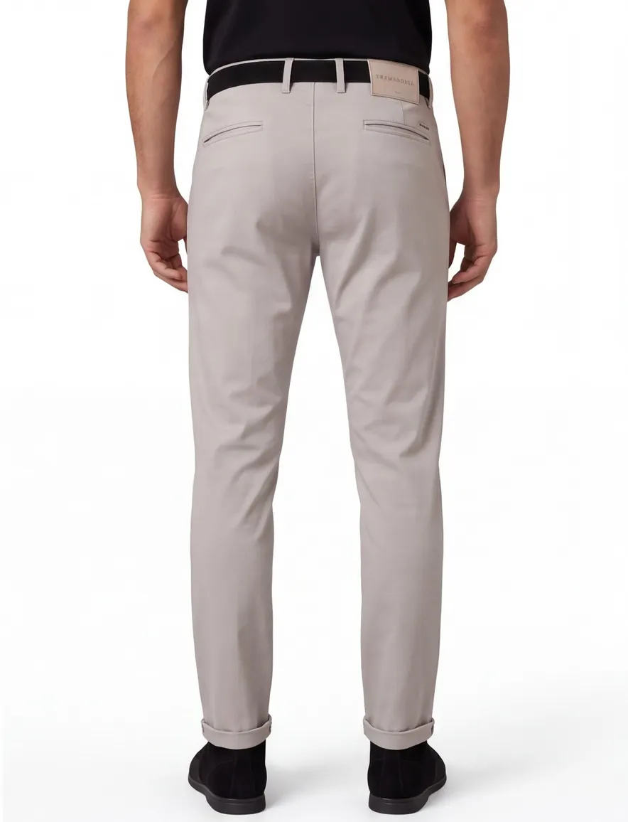 Tramarossa chino ecru flatfront