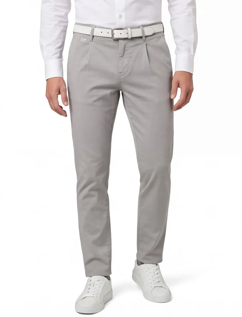 Grijs pantalon chino Tramarossa