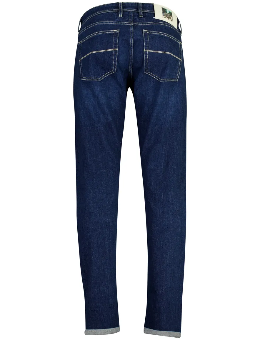 Normale fit Tramarossa Michelangelo jeans spijker donkerblauw